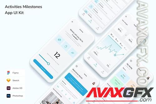 Activities Milestones App UI Kit XAPK9L2