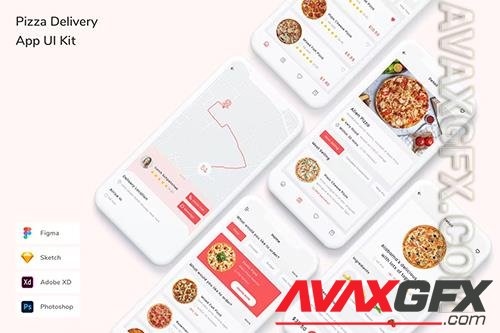 Pizza Delivery App UI Kit GY84EX2