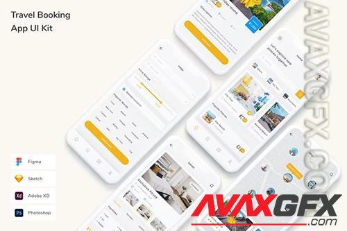 Travel Booking App UI Kit MMC26NR