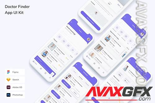 Doctor Finder App UI Kit 83DAJTT