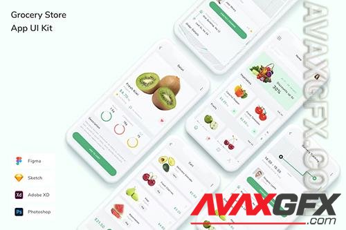 Grocery Store App UI Kit N8DFZ6C