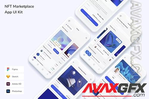 NFT Marketplace App UI Kit 8HSB83L