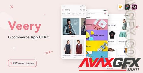 Veery E-Commerce UI Kit 22872927