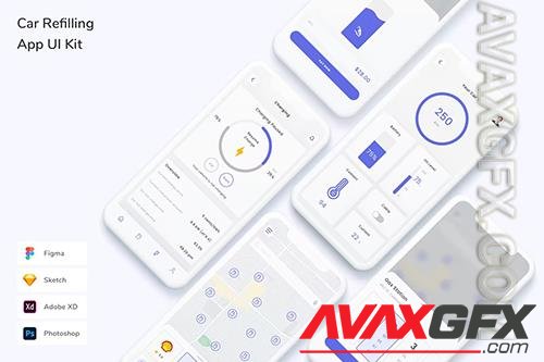 Car Refilling App UI Kit QBZLLTW
