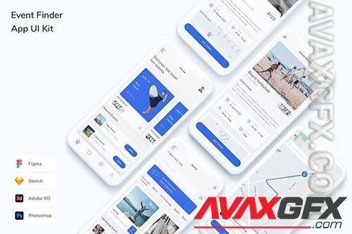 Event Finder App UI Kit DBY6T7J