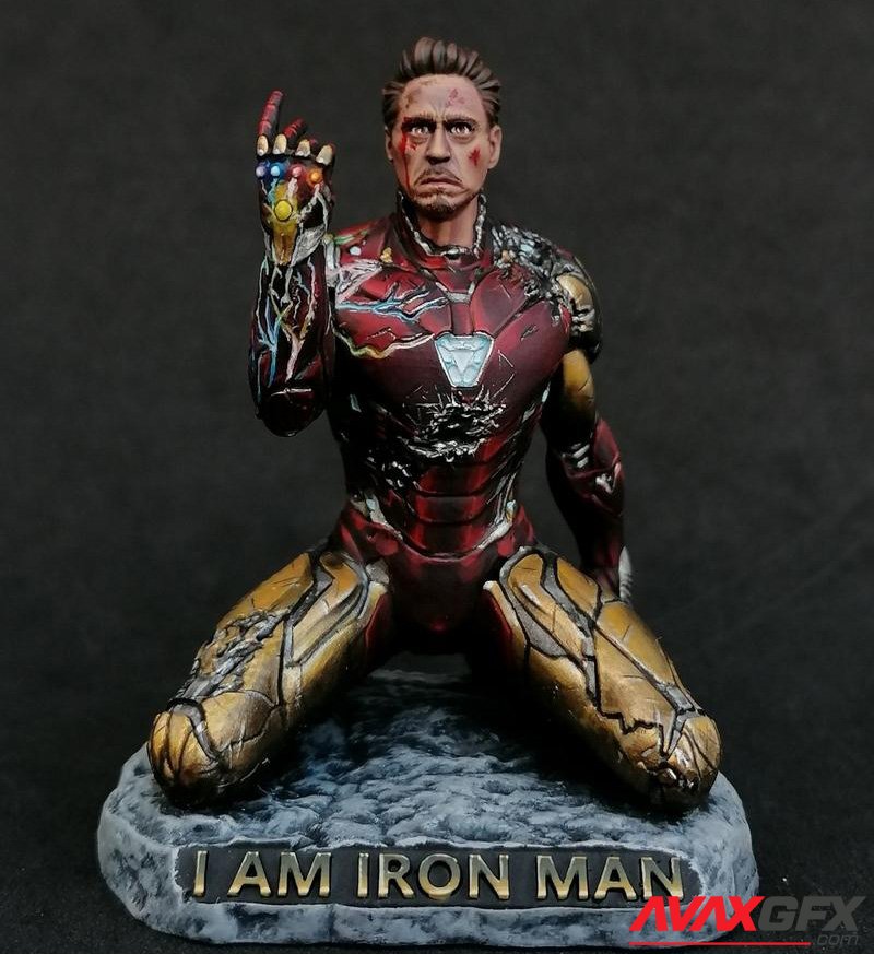 I Am Iron Man 3D Printable STL