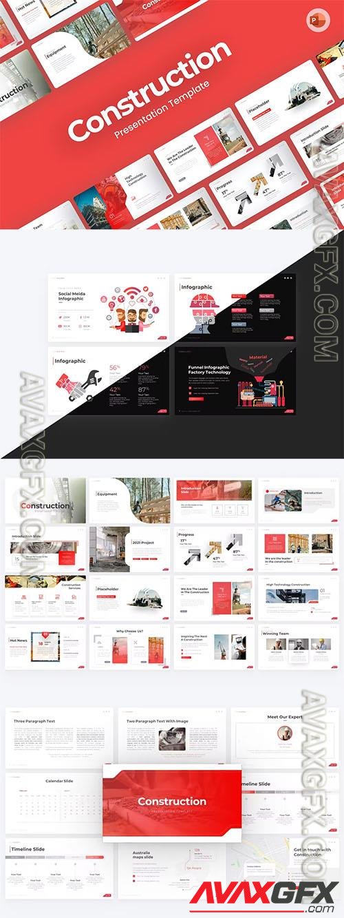 Construction Industry Modern PowerPoint and Keynote Template