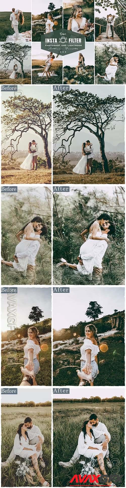 Insta Filter Moody Wedding Photoshop & Lightroom EL4ZEE2