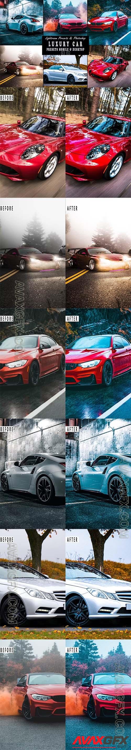 Luxury Car Photoshop Action & Lightrom Preset XEJAEMG