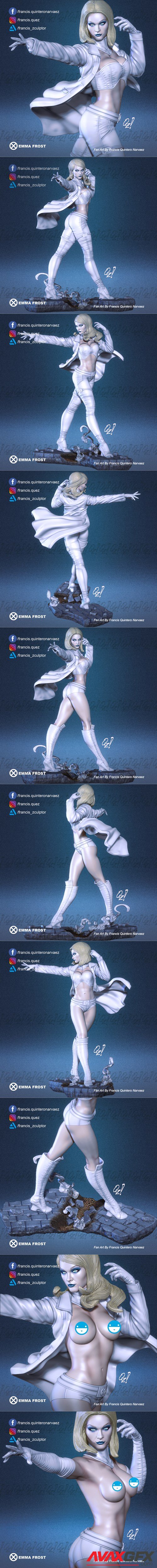 Emma Frost – 3D Printable STL