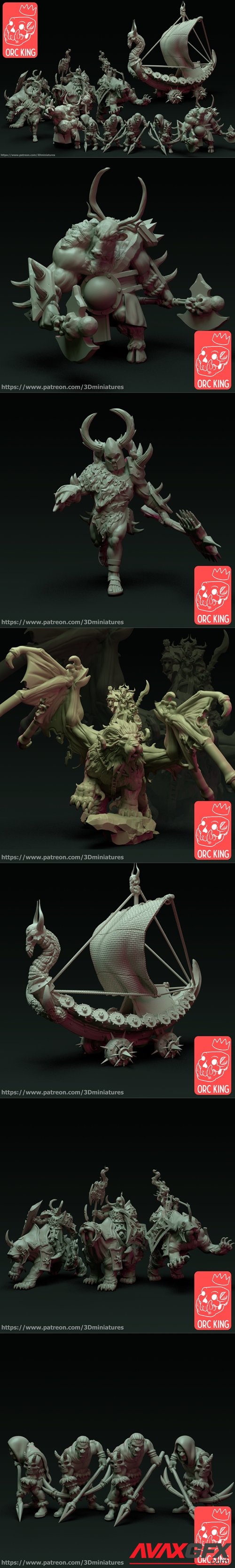 Orc King - January 2021 – 3D Printable STL