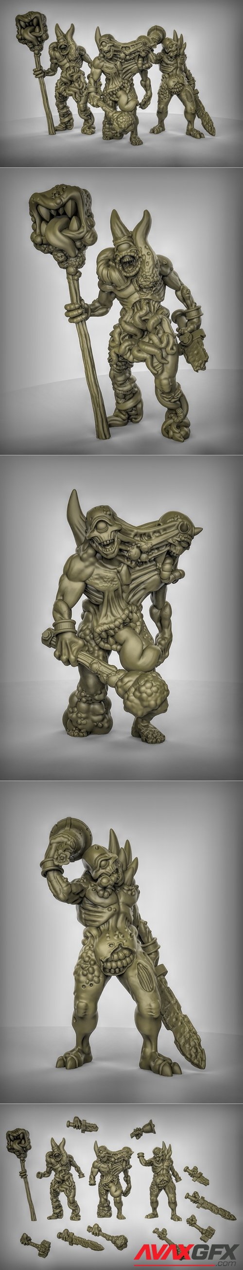 Plague Demons – 3D Printable STL