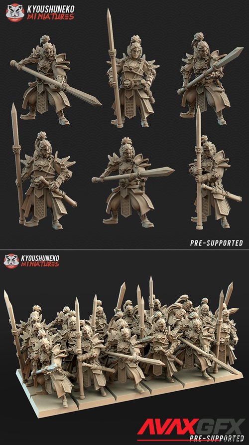 Chinese Imperial Guard – 3D Printable STL