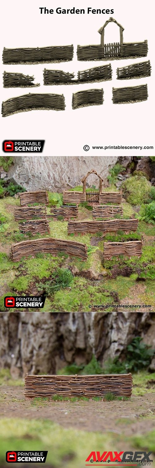 The Garden Fences – 3D Printable STL