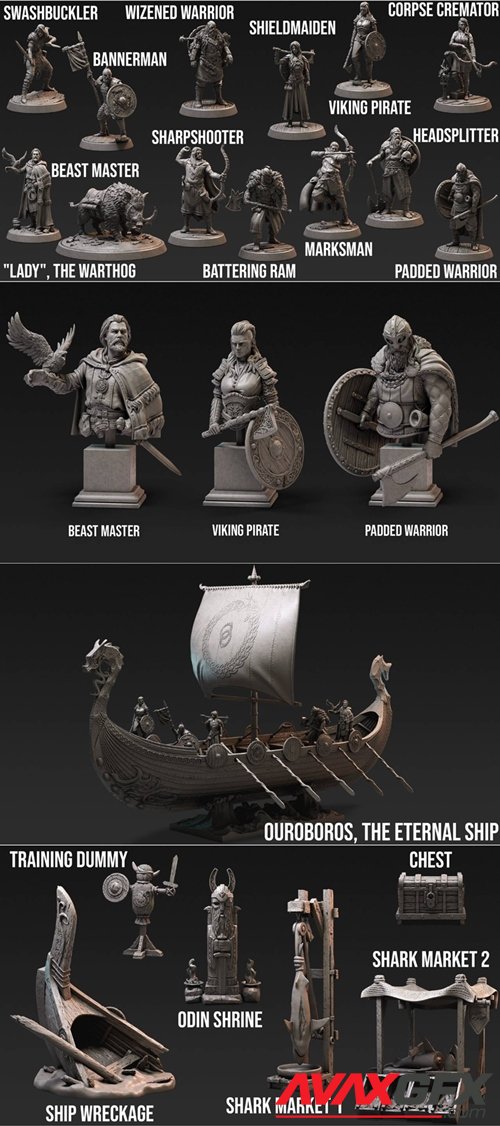 Loot Studios - Journey to Valhalla - Askelung – 3D Printable STL