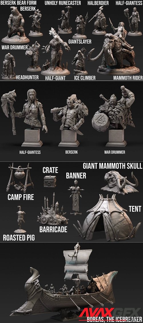 Loot Studios - Journey to Valhalla - Froderung – 3D Printable STL