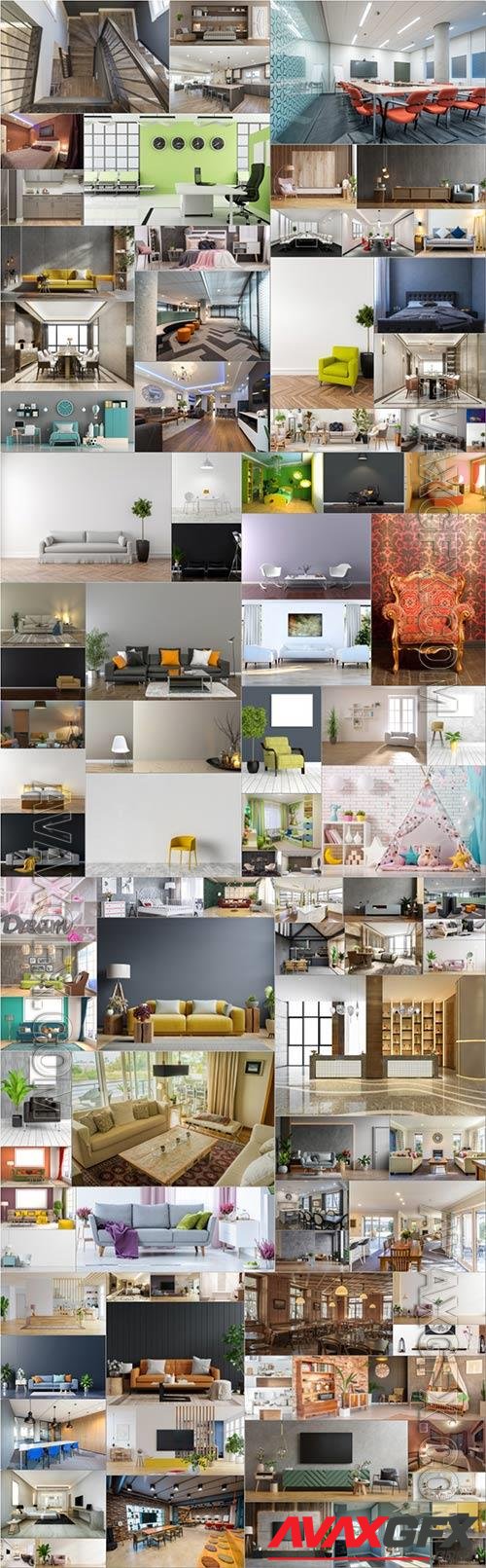 Interior, stock photo bundle vol 8