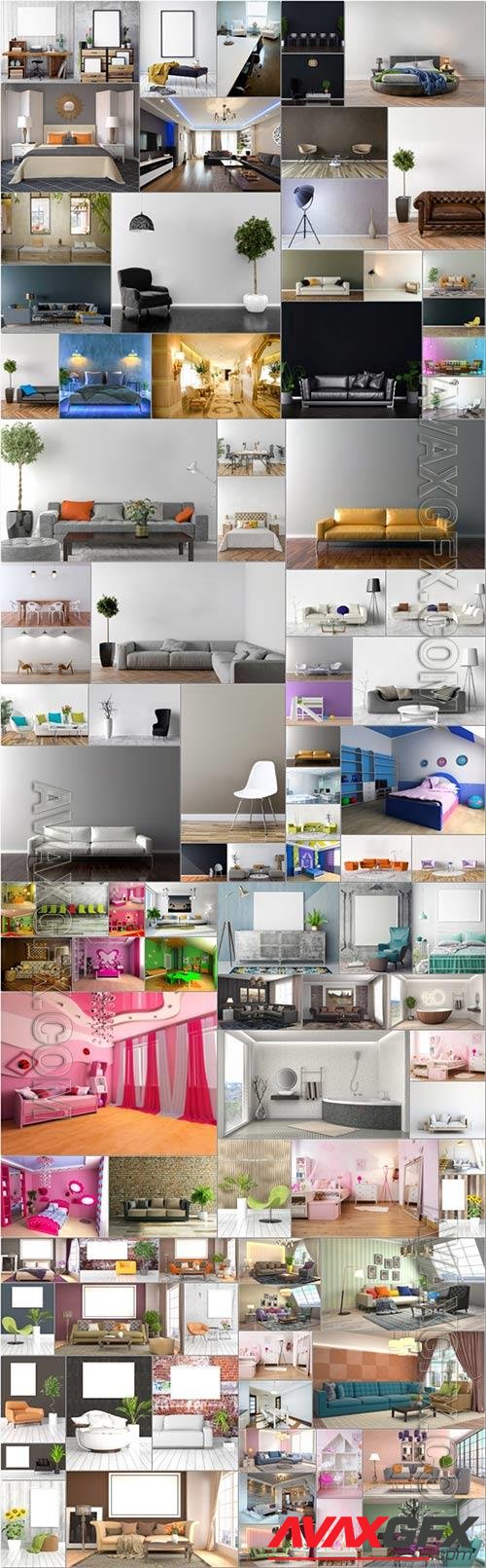 Interior, stock photo bundle vol 7