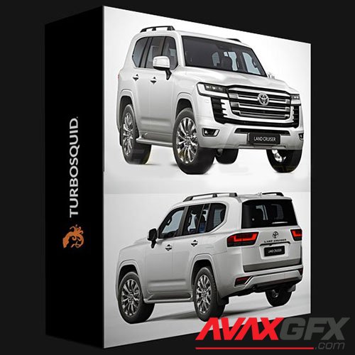 TURBOSQUID – 3D 2022 TOYOTA LAND CRUISER 300 MODEL BY HKV STUDIOS