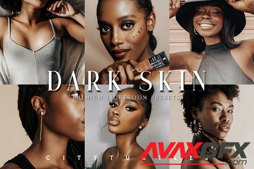 Moody Dark Skin Lightroom Presets - 5155821