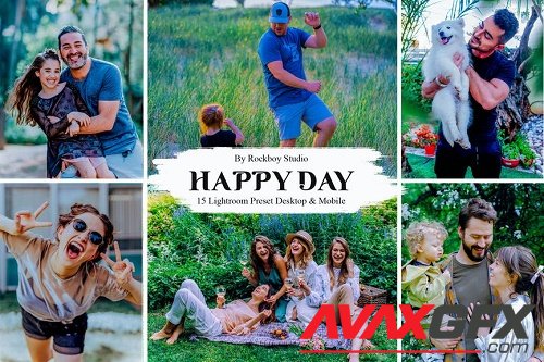 15 Happy Day Lightroom Presets