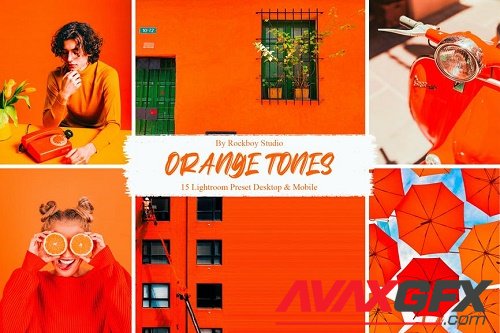 15 Orange Tones Lightroom Presets