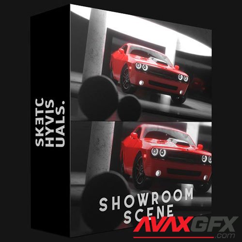 SKETCHYFX – CAR SHOWROOM SCENE