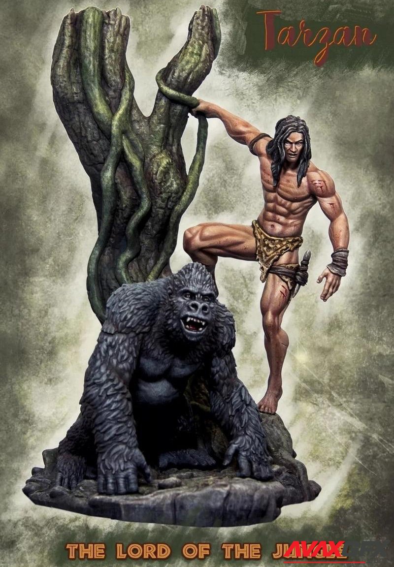 Tarzan Lord of the jungle 3D Printable STL