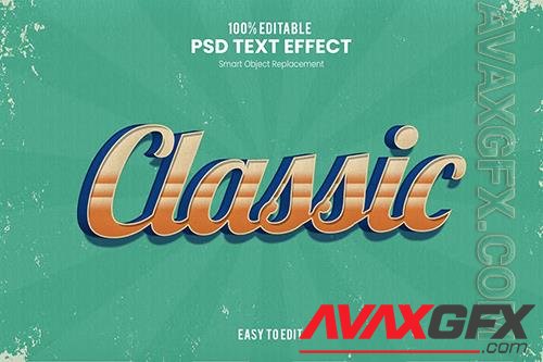 Classic - Elegant Retro Vintage 3D Text Effect VFLYNZA