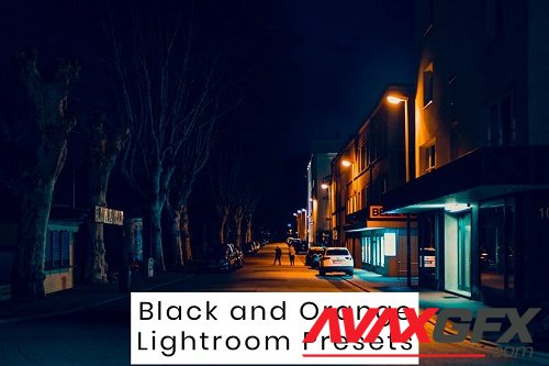 Black and Orange Lightroom Presets