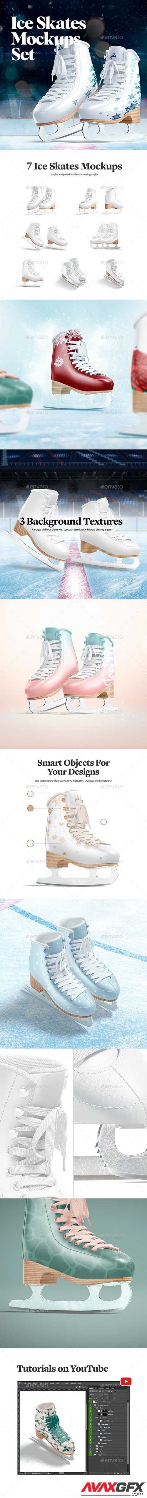 GraphicRiver - Ice Skates Mockups Set 34804259