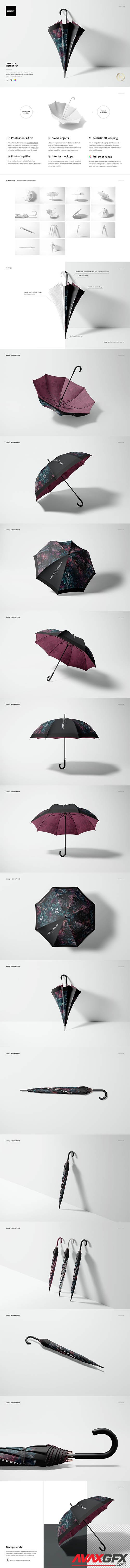 CreativeMarket - Umbrella Mockup Set 6817546