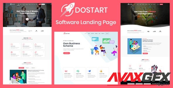 ThemeForest - Dostart v1.6 - Startup Landing Page - 23137204