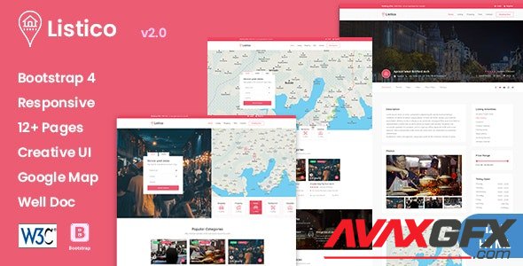 ThemeForest - Listico v2.1 - Listing & Directory HTML Template - 24098811