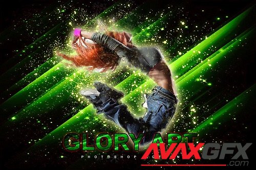 Glory Art Photoshop Action - 6800289