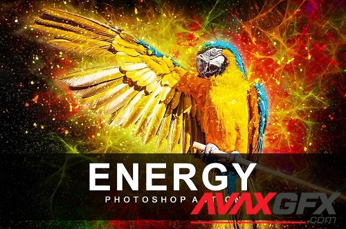 Energy Photoshop Action - 6797882