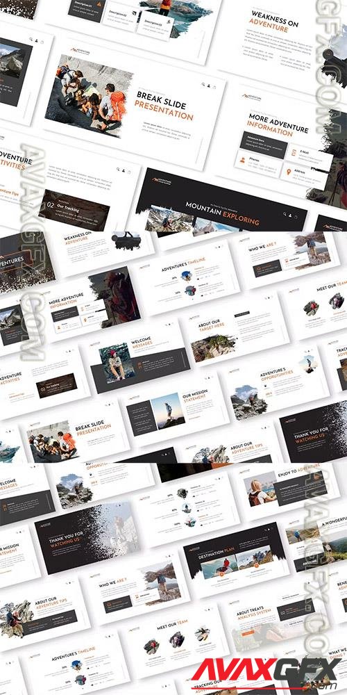 Adventure Powerpoint, Keynote and Google Slides Templates