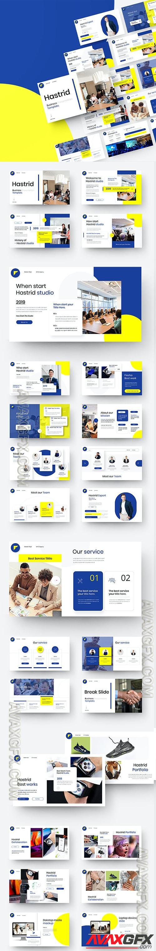 Hastrid - Business Powerpoint, Keynote and Google Slides Templates