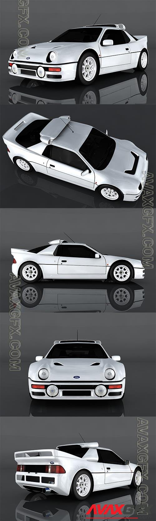 Ford RS200 3D Model o92961