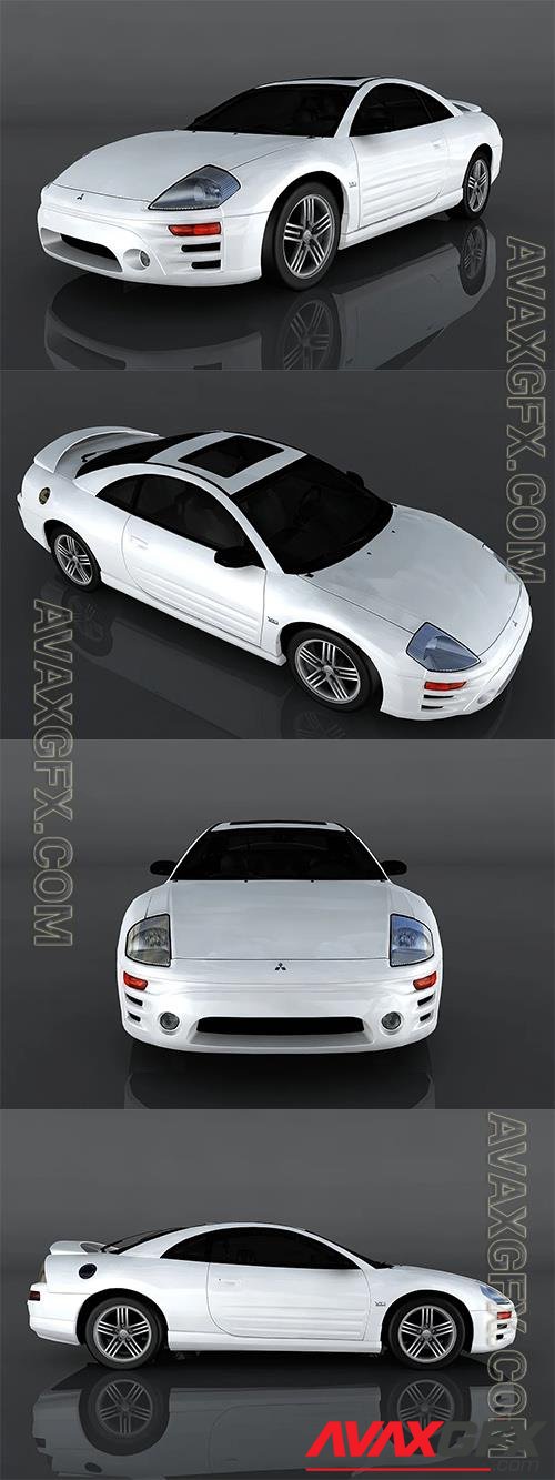 2003 Mitsubishi Eclipse GT 3d model Model o175662