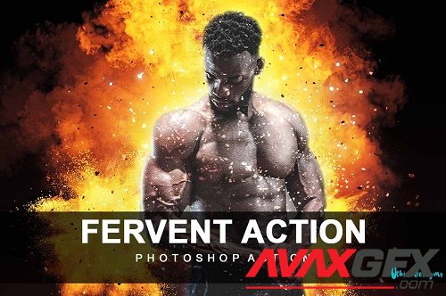 Fervent Photoshop Action - 6798181