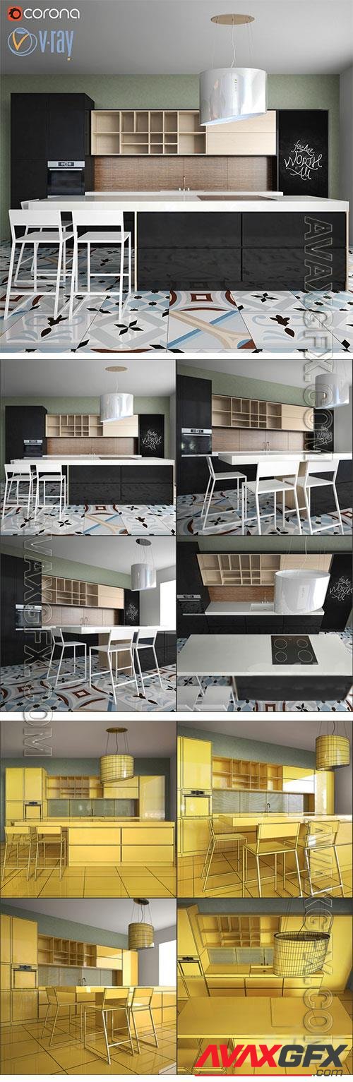 3D Models Kitchen Furniture XVI