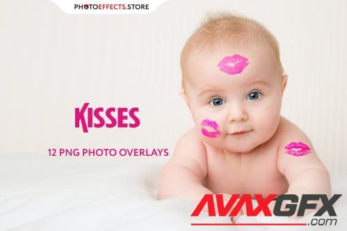 12 Kisses Photo Overlays - 6672786