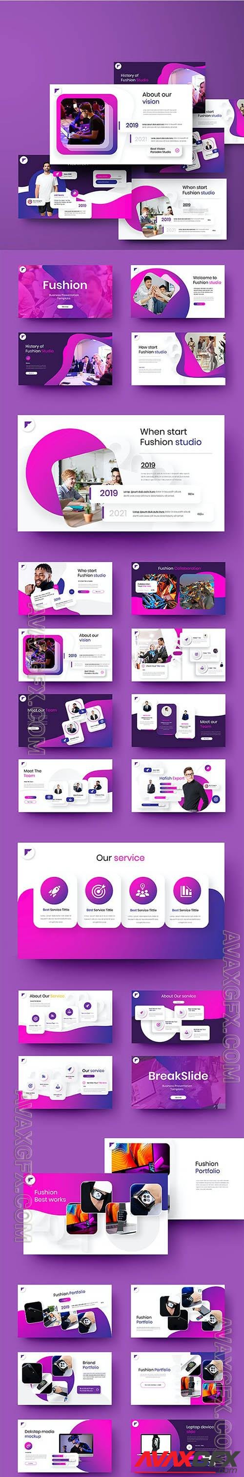 Fushion - Business Powerpoint, Keynote and Google Slides Templates