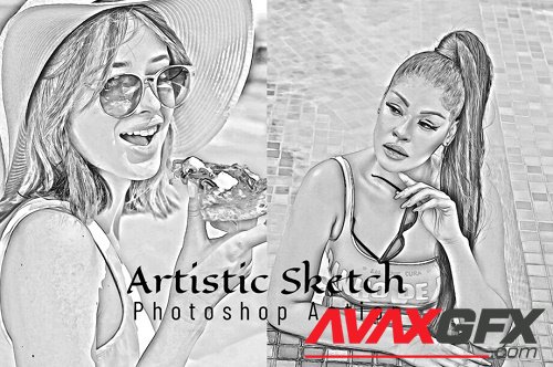 Artistic Sketch Photoshop Action