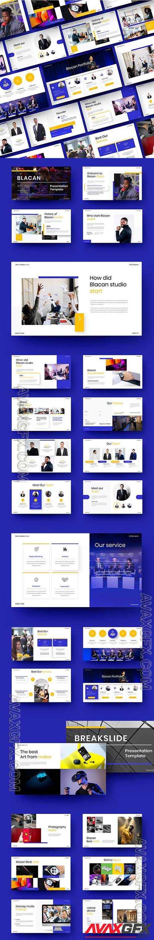 Blacan - Business Powerpoint, Keynote and Google Slides Templates