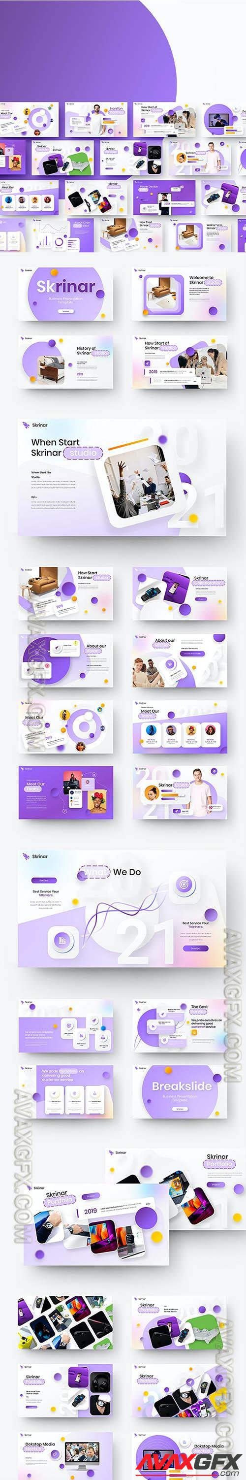 Skrinar - Business Powerpoint, Keynote and Google Slides Templates