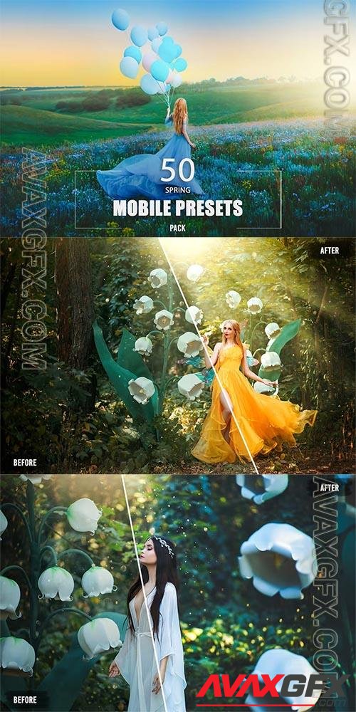 50 Spring Mobile Presets Pack C4KBF4G