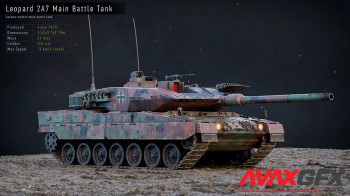 Leopard 2A7 German Tank