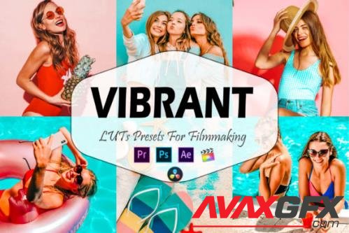 10 Vibrant Video LUTs Presets